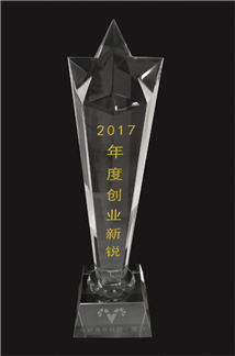 廈門艾歐特科技獲得2017年度創業新銳獎杯